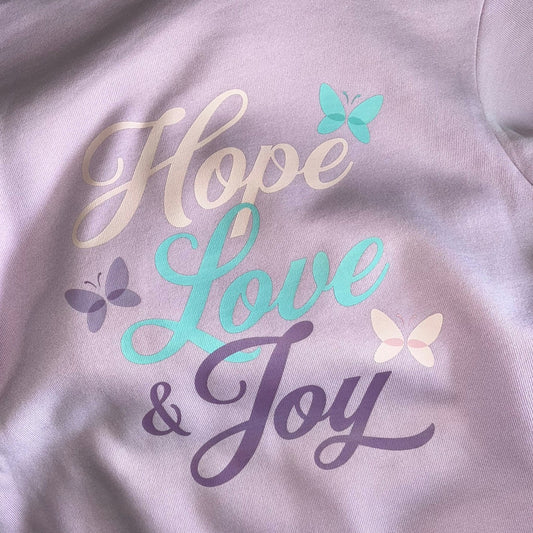 M3 FOUNDATION - HOPE, LOVE & JOY FLEECE HOODIE