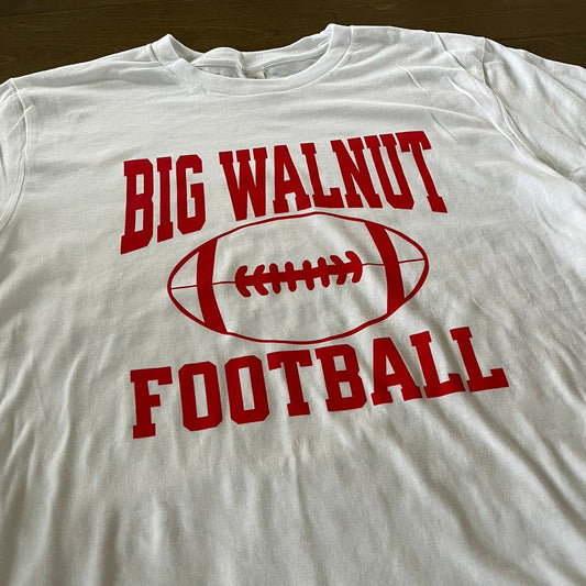 Big Walnut Football Screenprint T-shirt