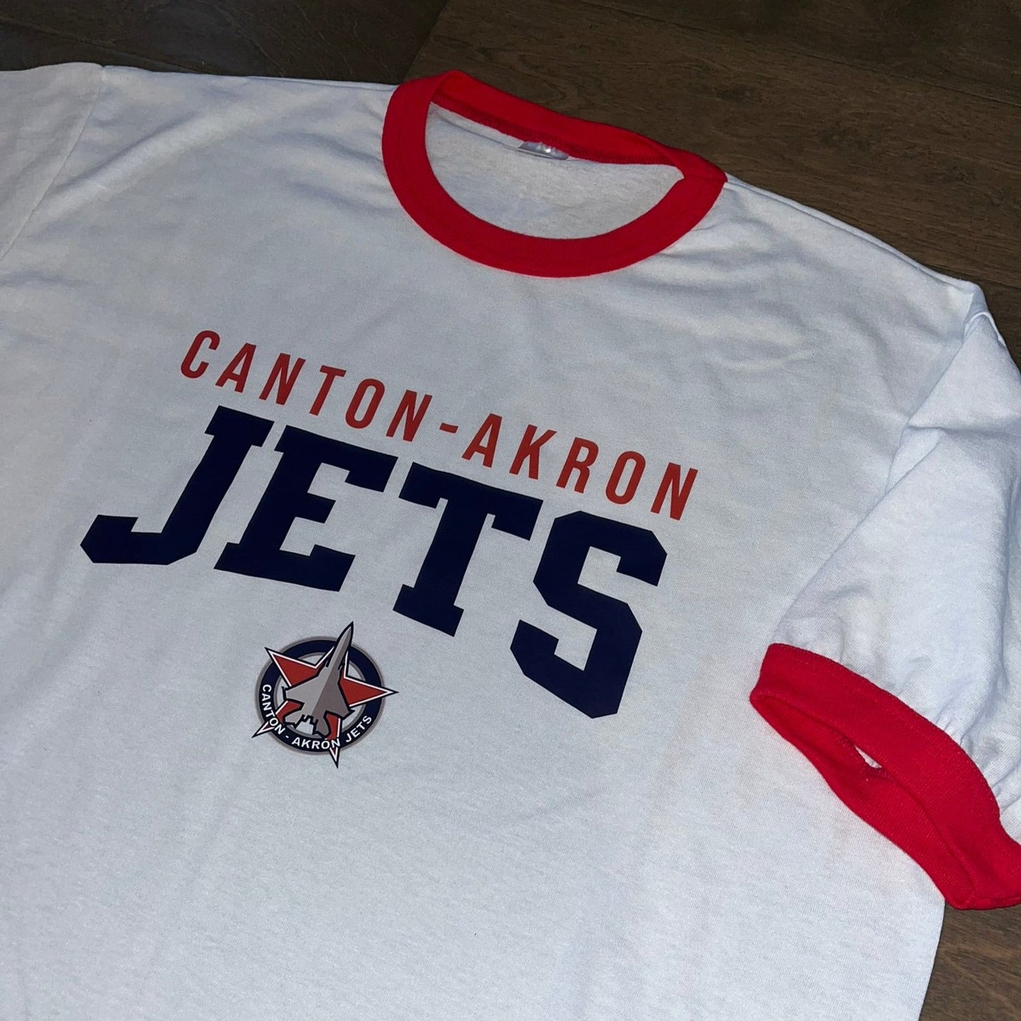 Canton-Akron Jets Ringer T-Shirt