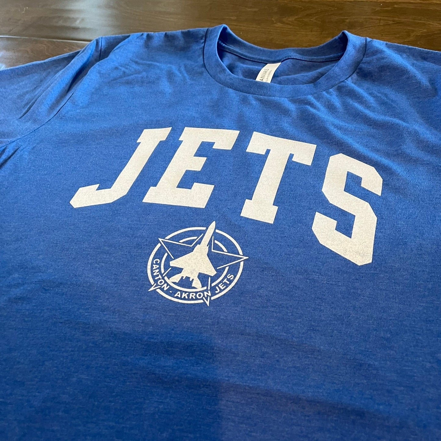 Canton-Akron Jets Solid Logo T-Shirt