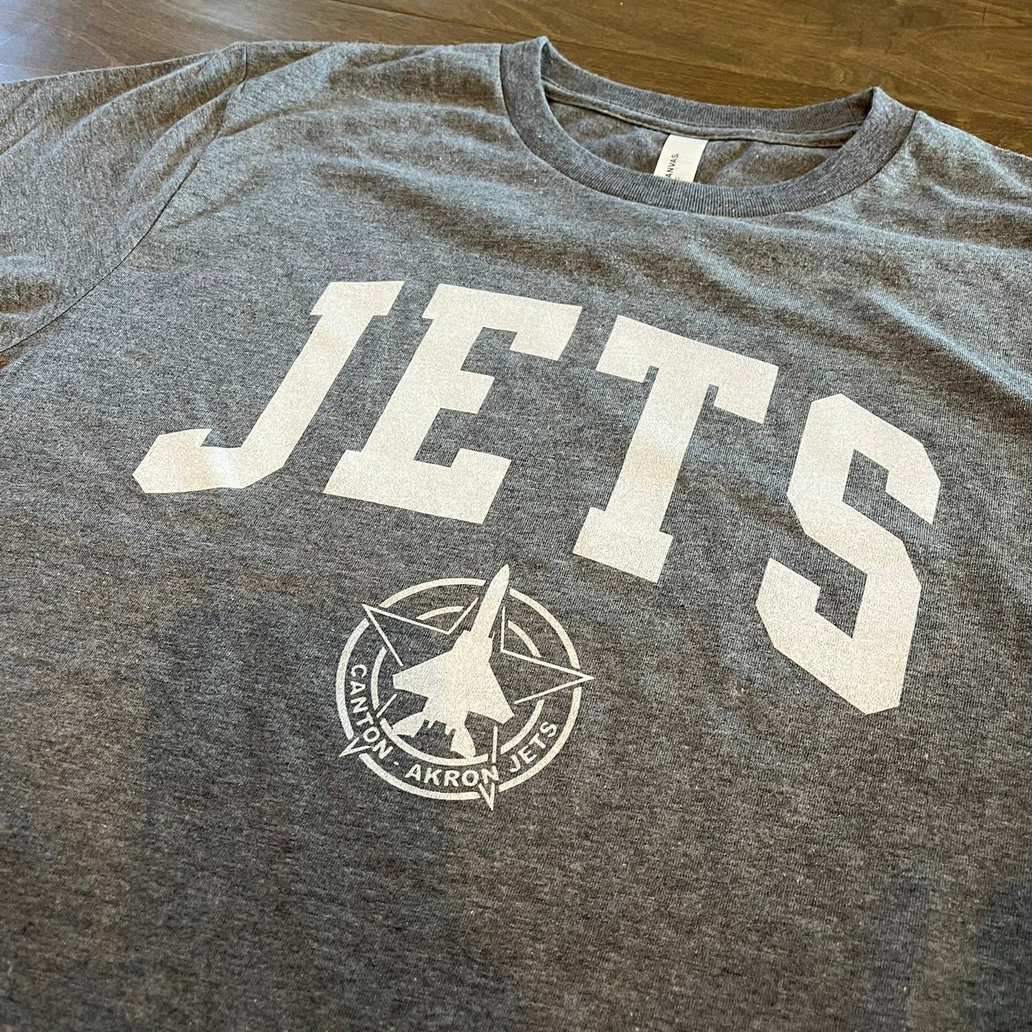 Canton-Akron Jets Solid Logo T-Shirt