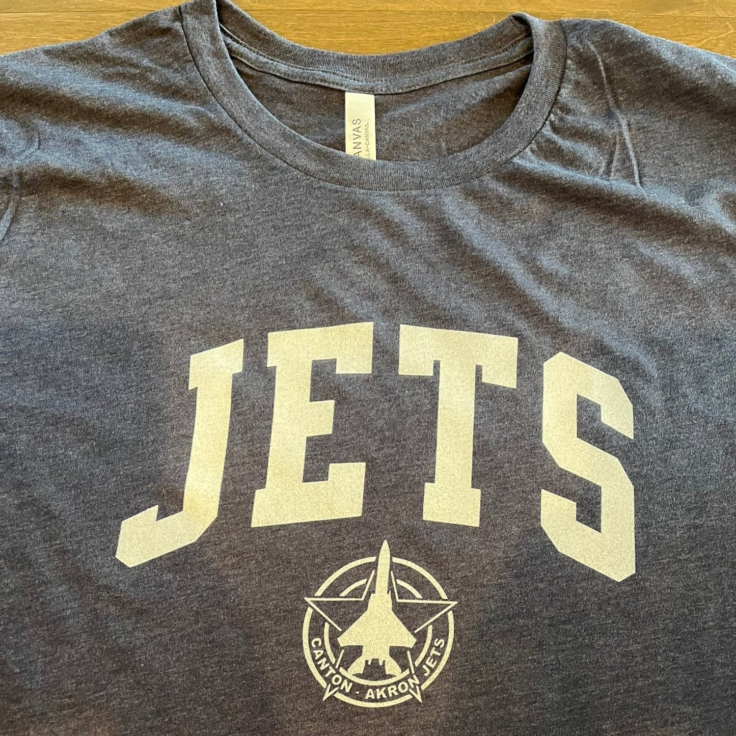 Canton-Akron Jets Solid Logo T-Shirt