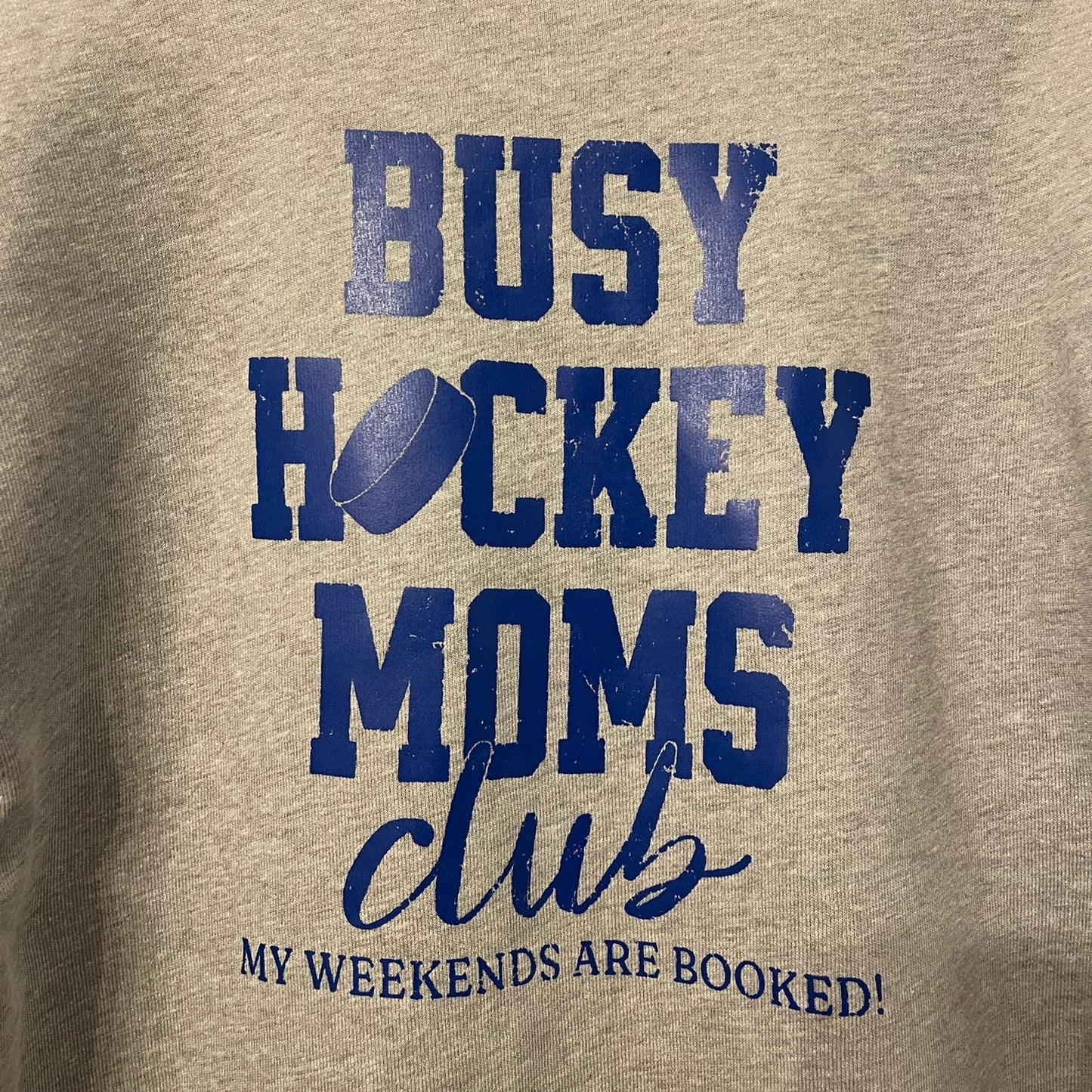 Busy Hockey Moms Club Crewneck Sweatshirt - JETS
