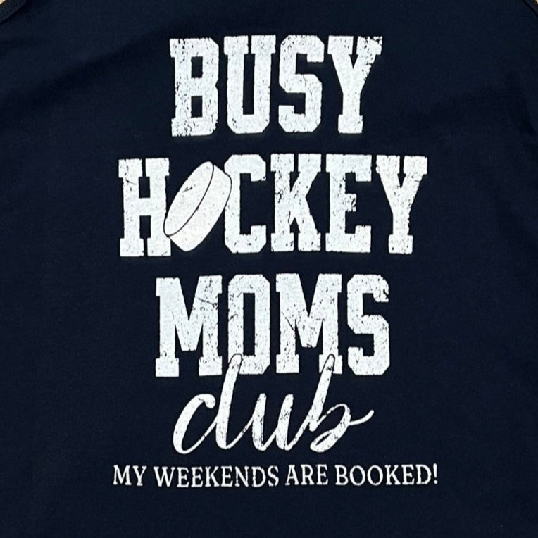 Busy Hockey Moms Club Crewneck Sweatshirt