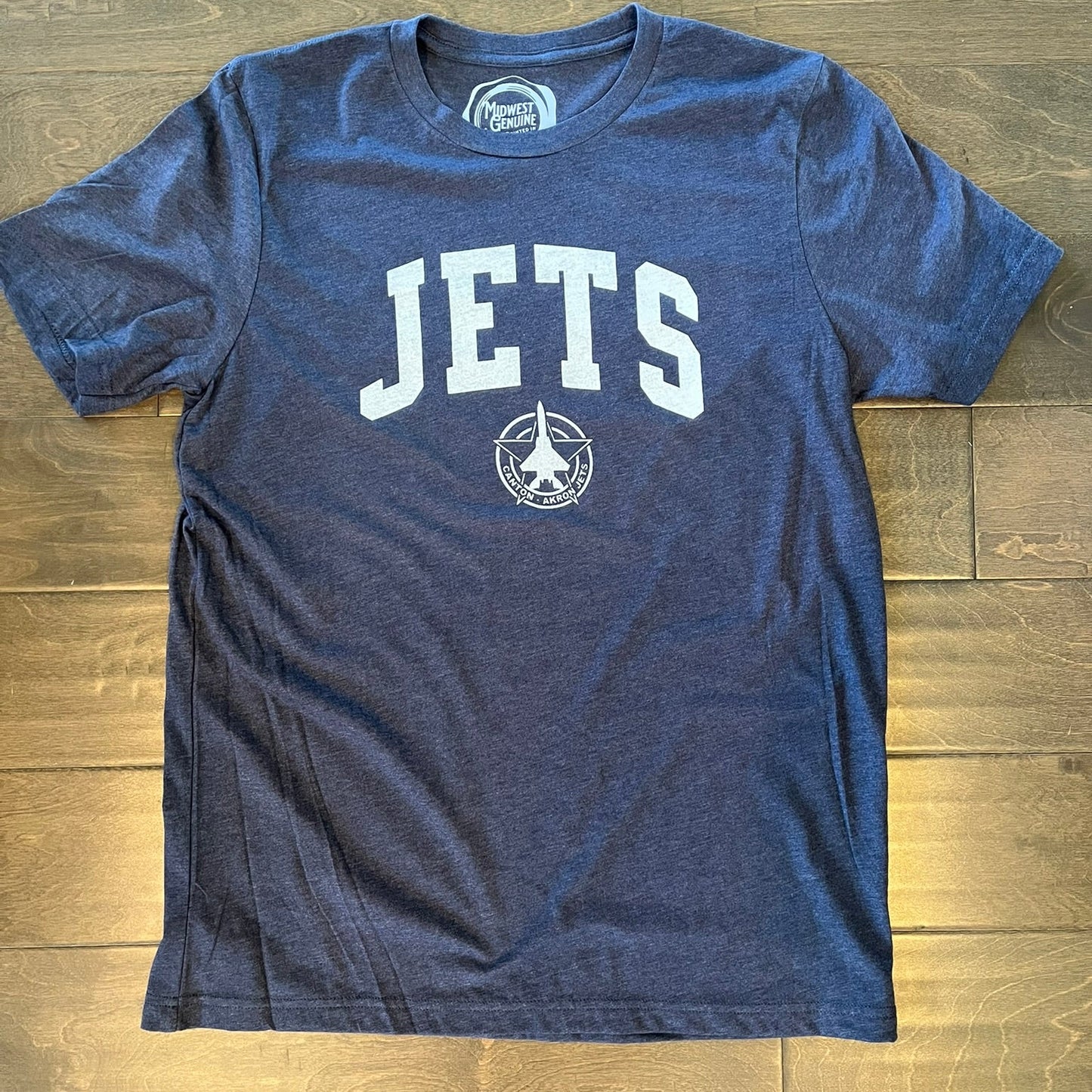 Canton-Akron Jets Solid Logo T-Shirt