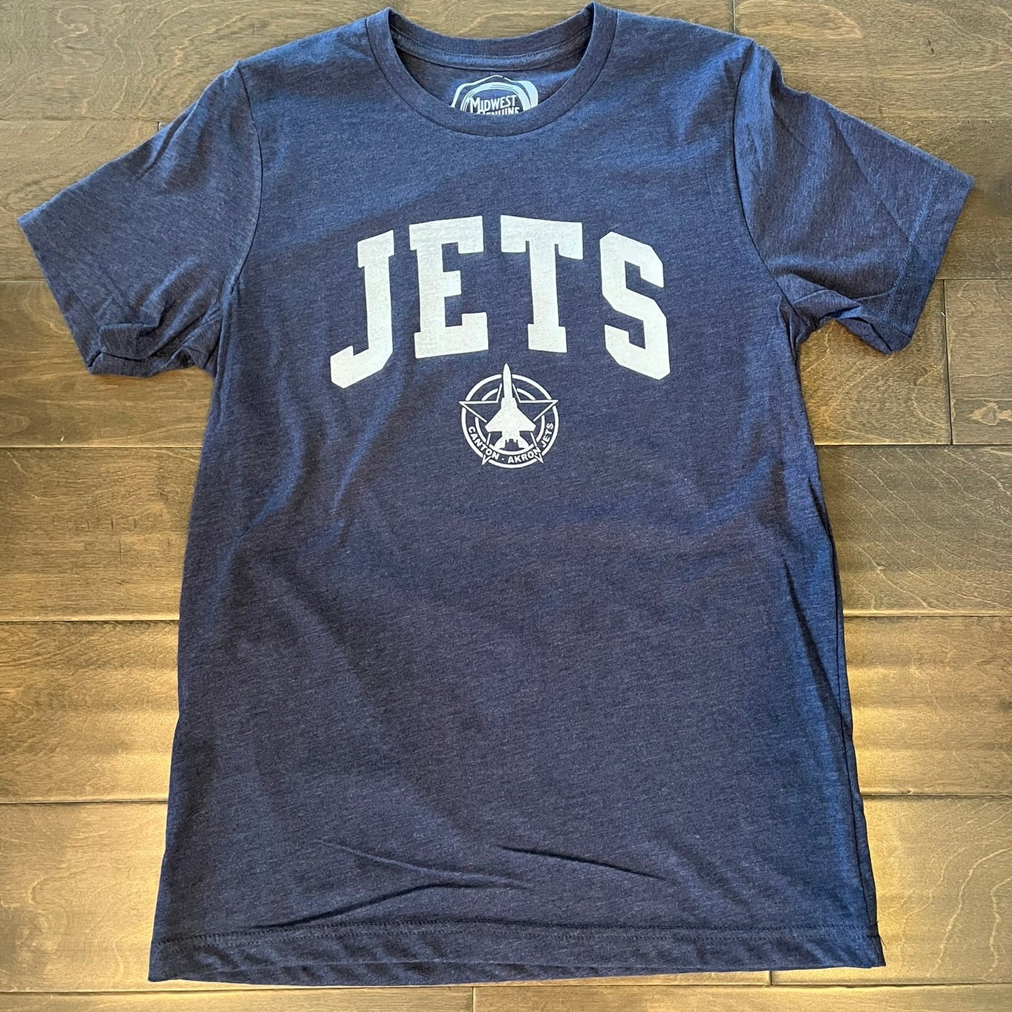 Canton-Akron Jets Solid Logo T-Shirt