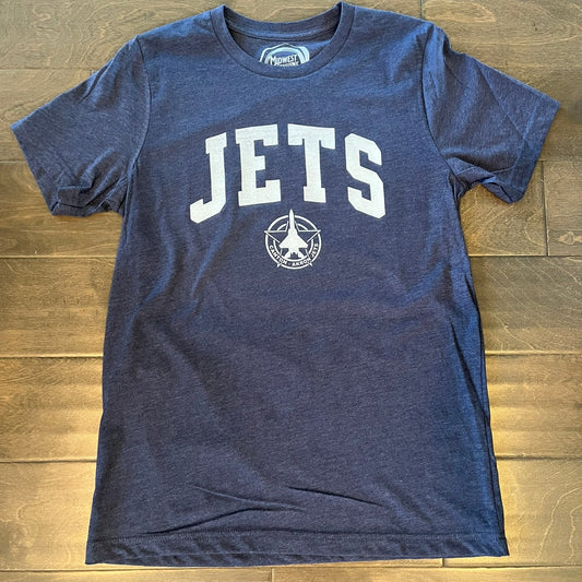 Canton-Akron Jets Solid Logo T-Shirt
