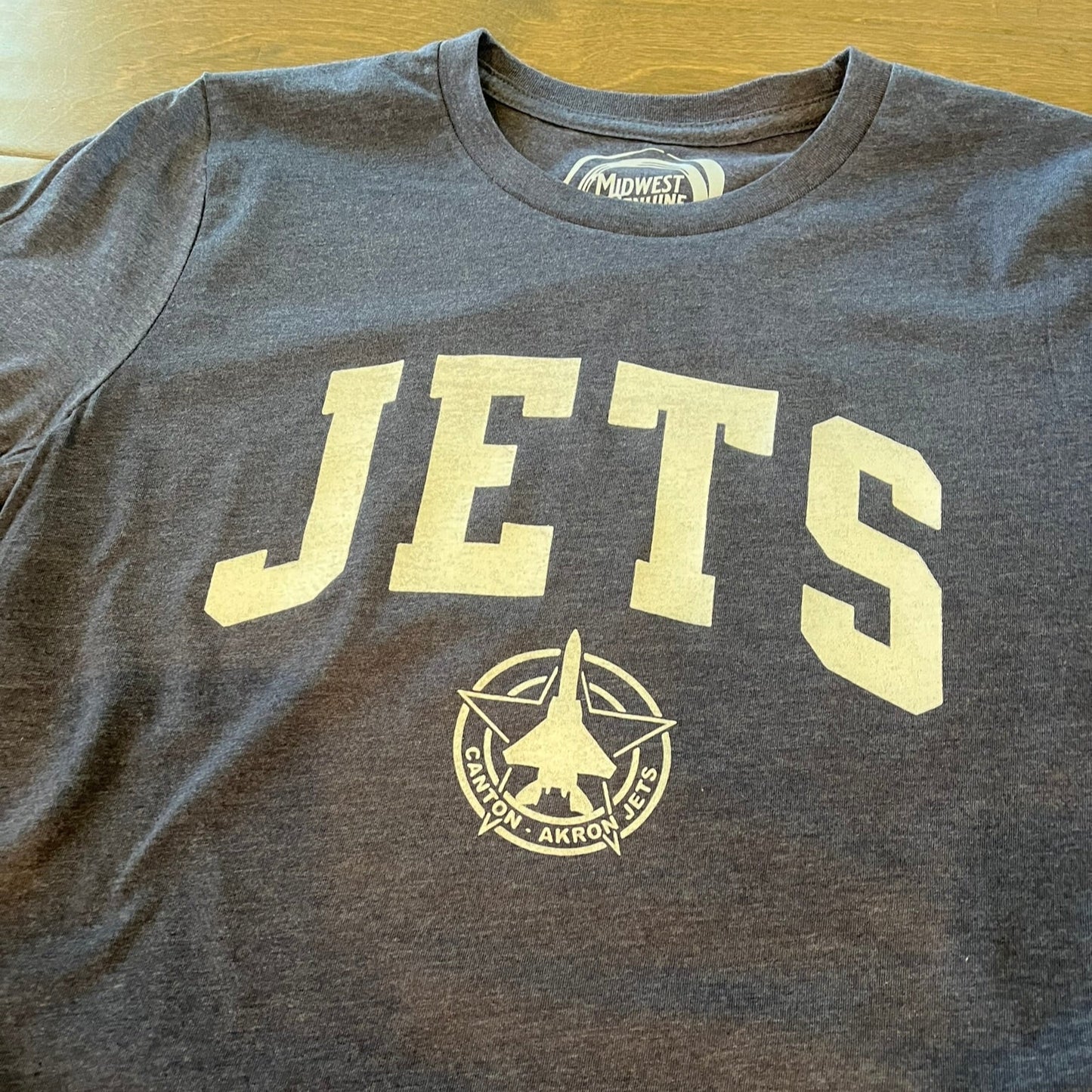 Canton-Akron Jets Solid Logo T-Shirt