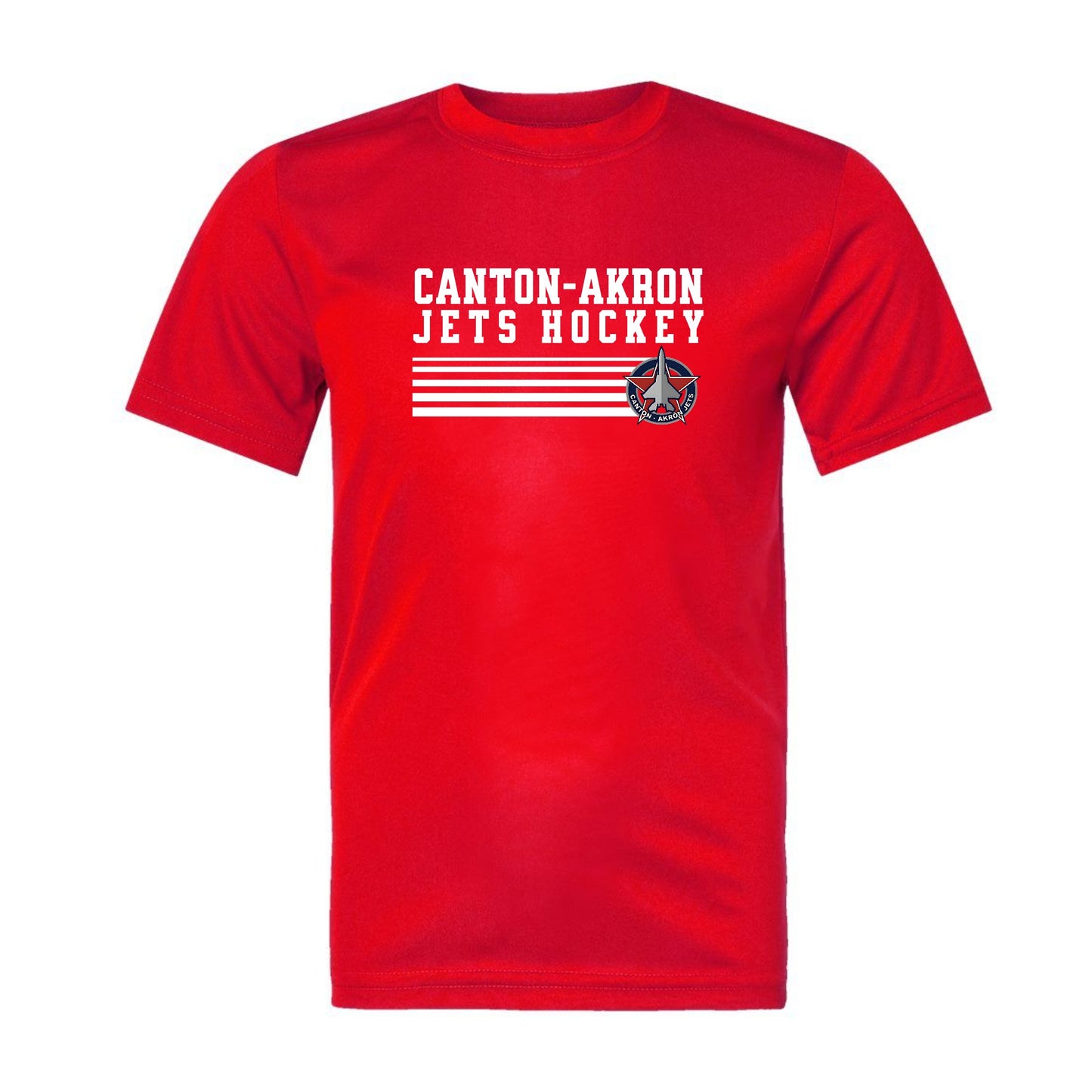 Canton-Akron Jets: Stripe Dri Fit T-Shirt