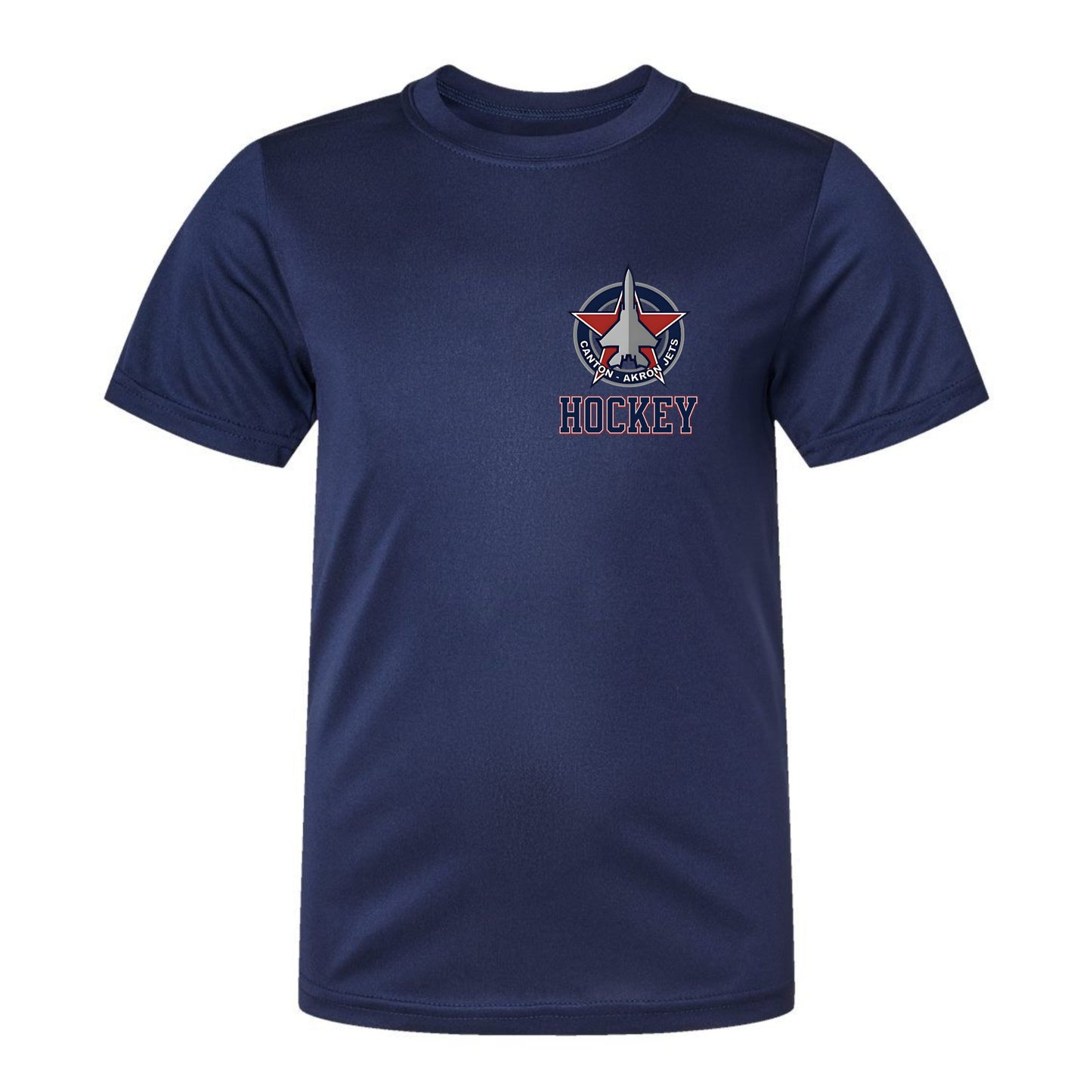Canton-Akron Jets: Left Chest Logo Dri Fit T-Shirt - YOUTH