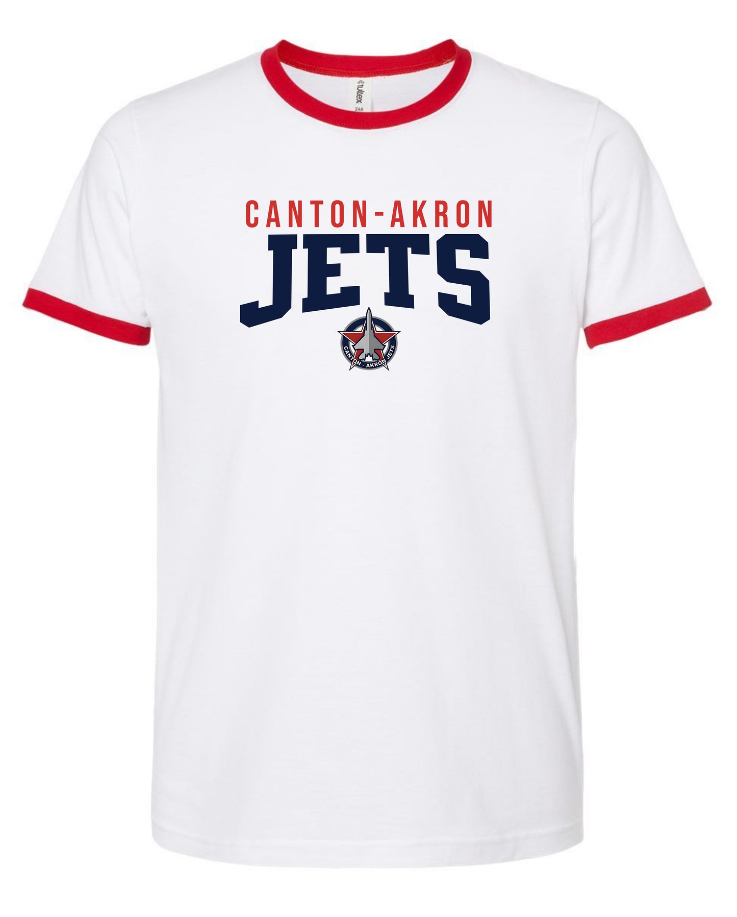 Canton-Akron Jets Ringer T-Shirt