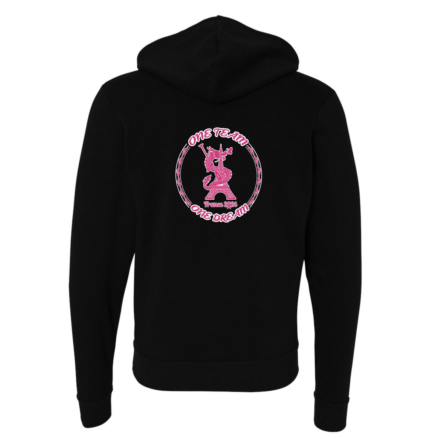 Dragon Dream Team - Premium Fleece Zip Front Hoodie