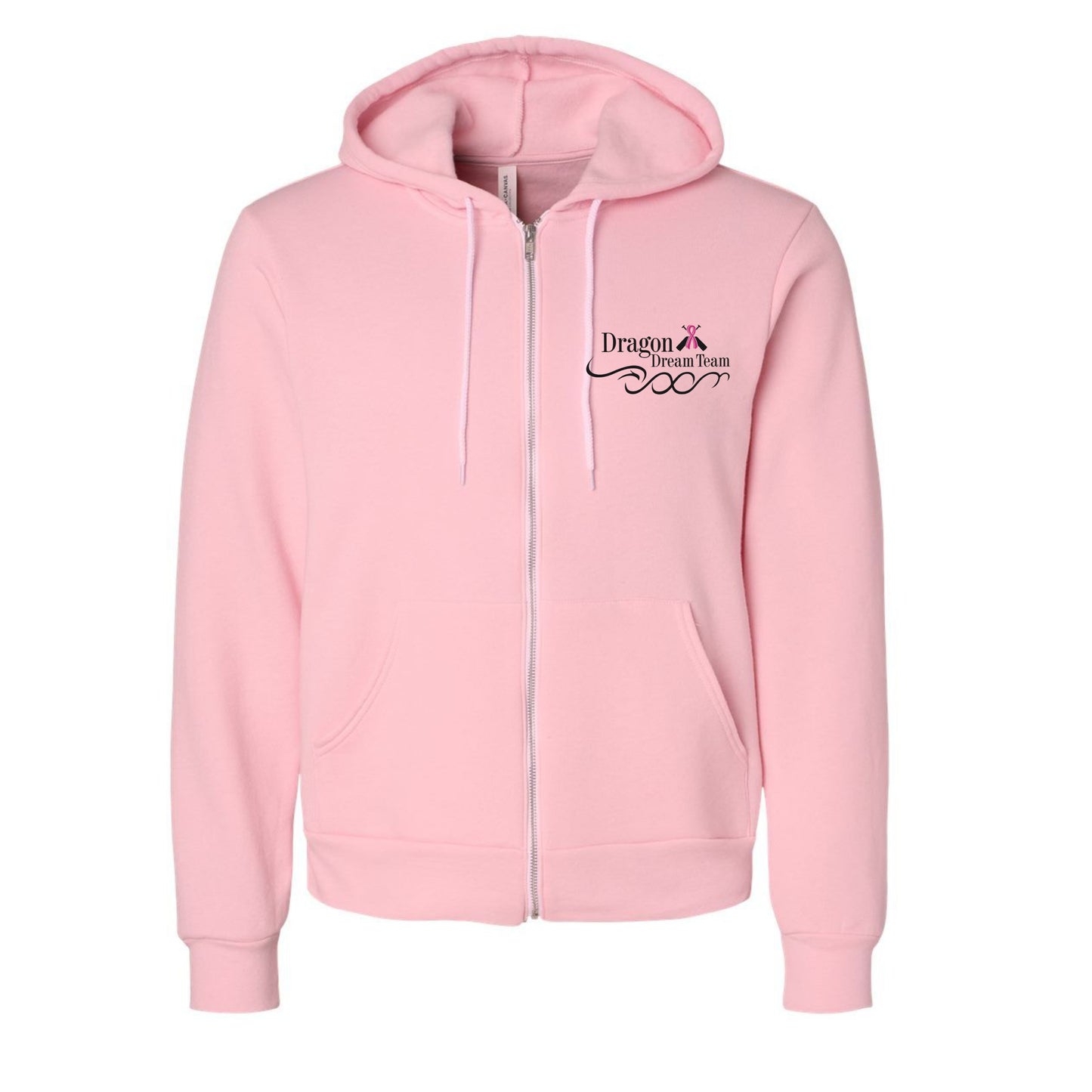 Dragon Dream Team - Premium Fleece Zip Front Hoodie