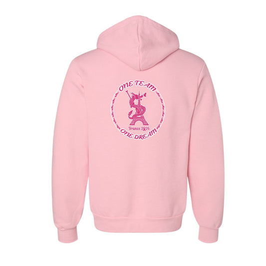 Dragon Dream Team - Premium Fleece Zip Front Hoodie