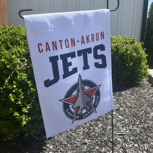 Canton-Akron Jets Garden Flag