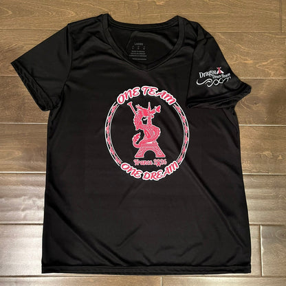 Dragon Dream Team - Dri Fit Women's V-Neck T-Shirt