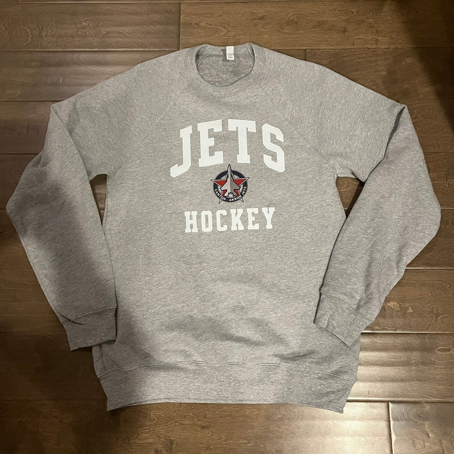Canton-Akron Jets Hockey Logo Crew Sweatshirt