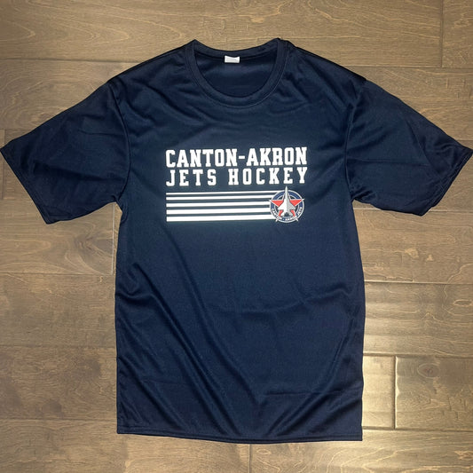 Canton-Akron Jets: Stripe Dri Fit T-Shirt