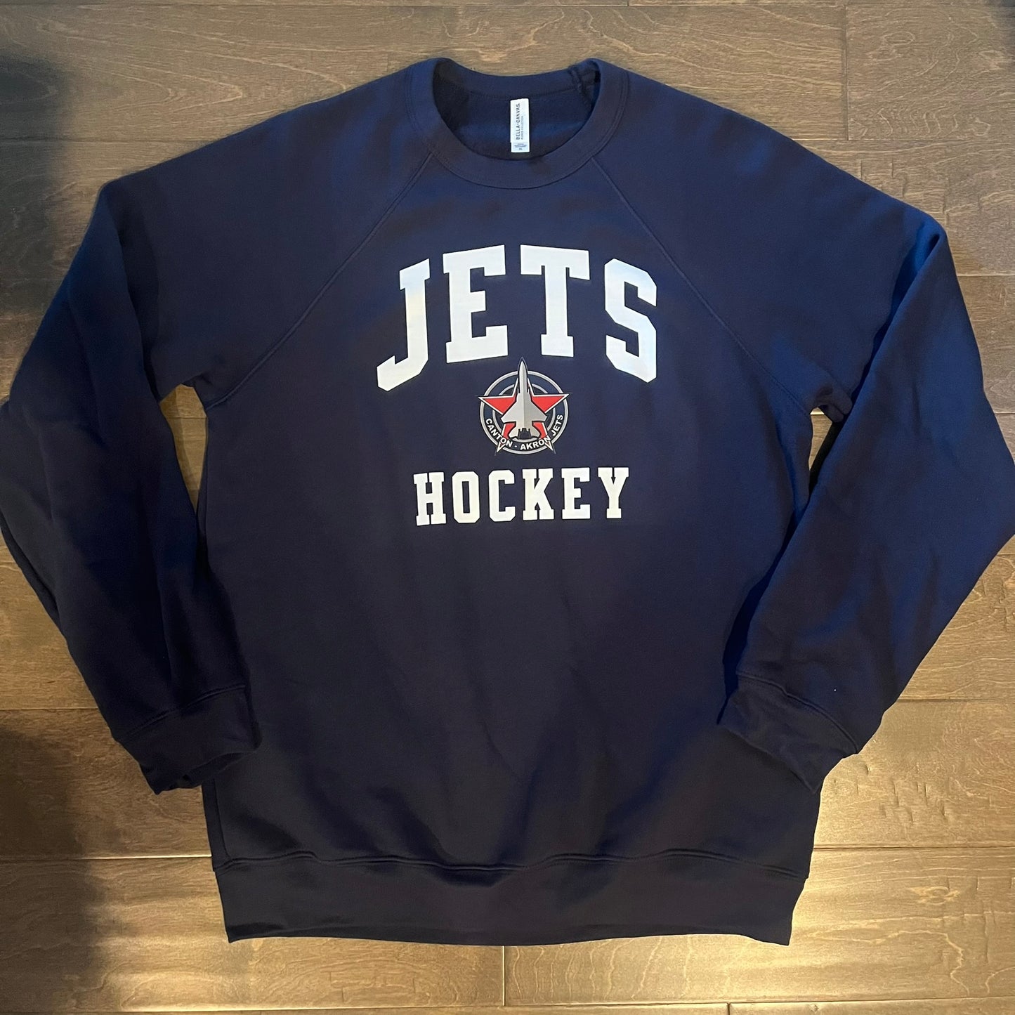 Canton-Akron Jets Hockey Logo Crew Sweatshirt