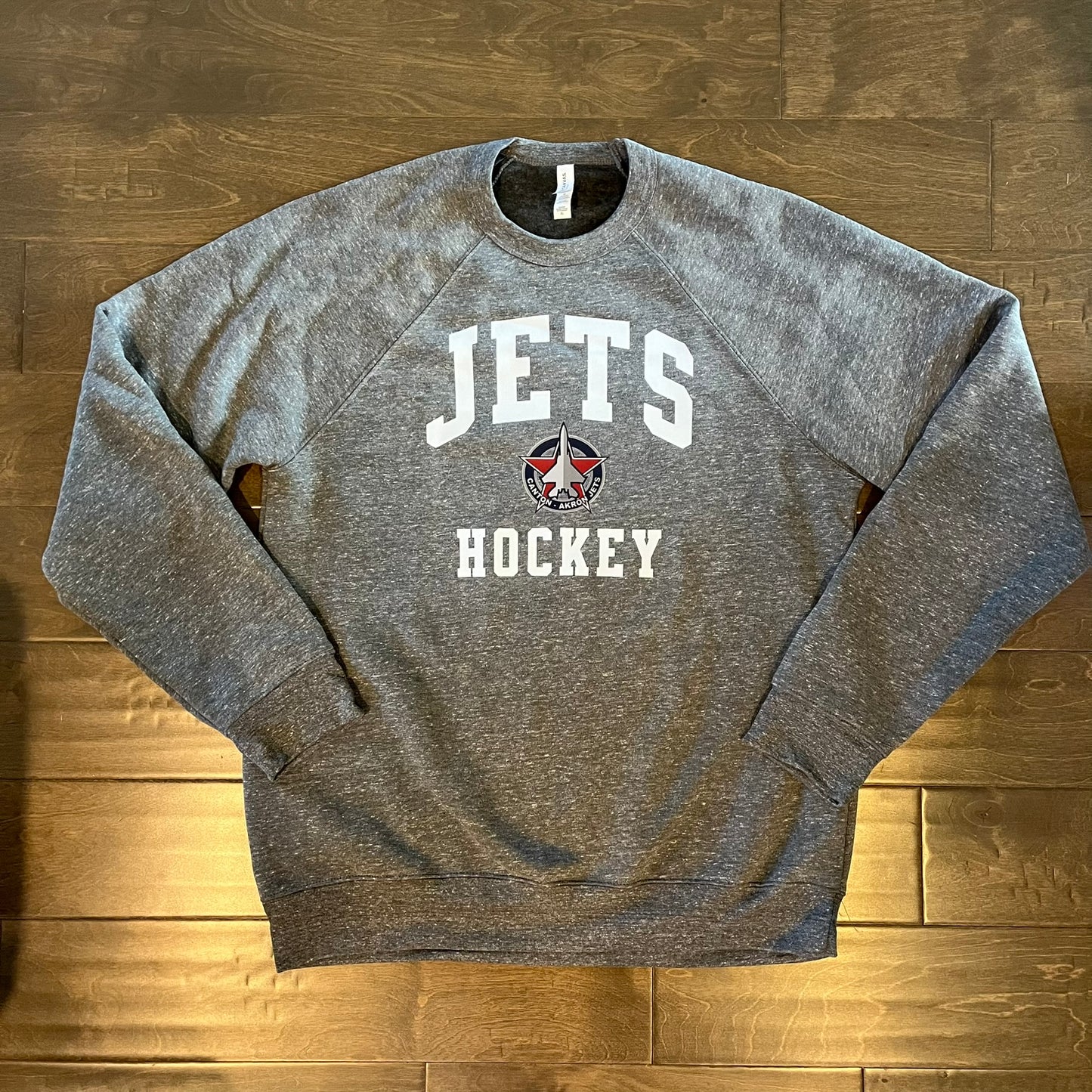 Canton-Akron Jets Hockey Logo Crew Sweatshirt