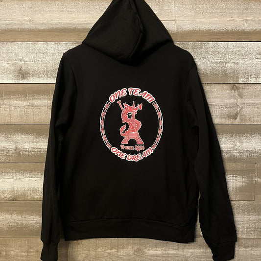 Dragon Dream Team - Premium Fleece Zip Front Hoodie