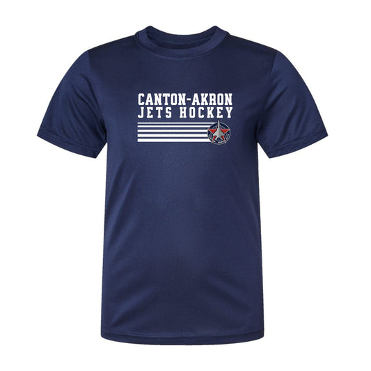 Canton-Akron Jets: Stripe Dri Fit T-Shirt