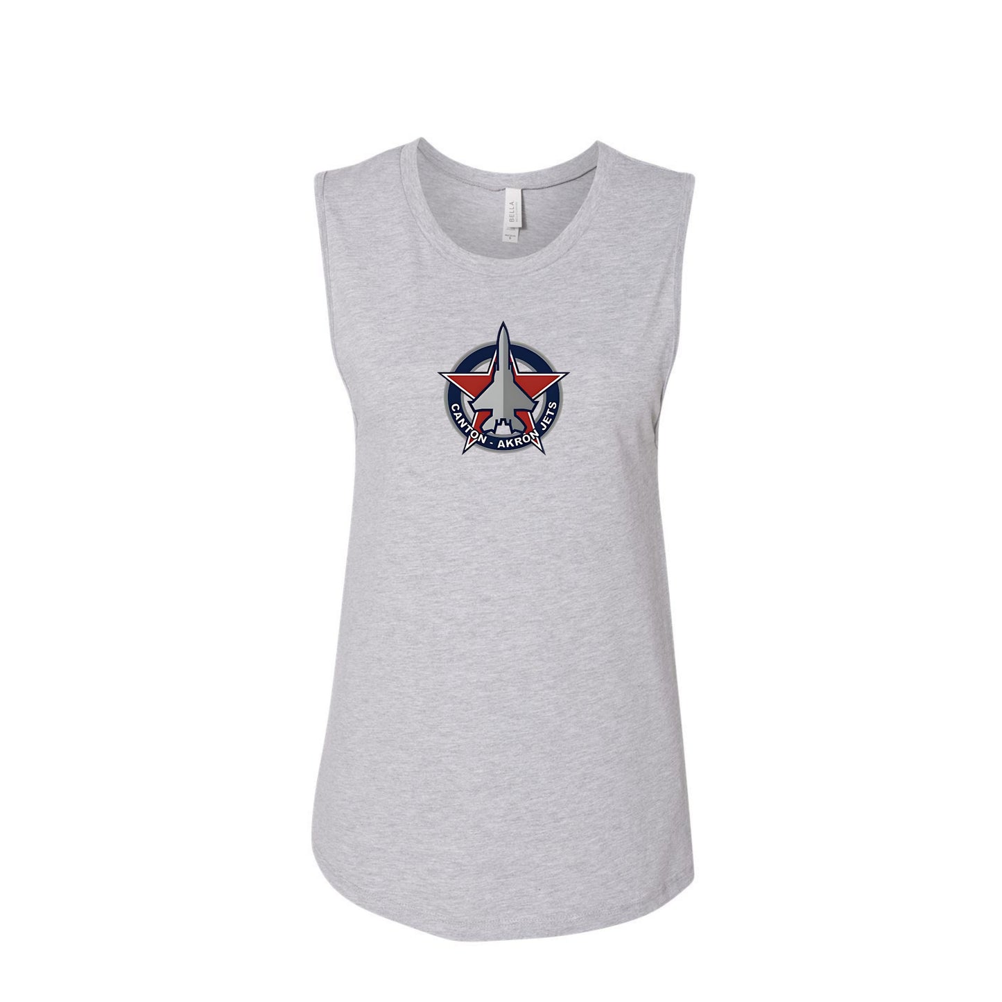 Canton-Akron Jets Logo Women's Muscle Tank