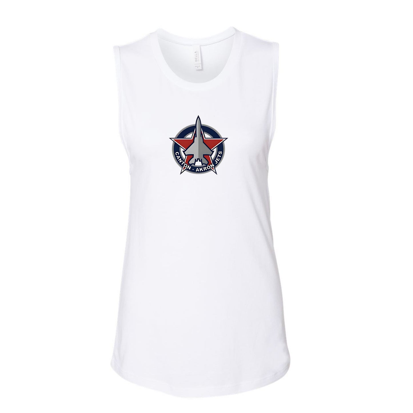 Canton-Akron Jets Logo Women's Muscle Tank