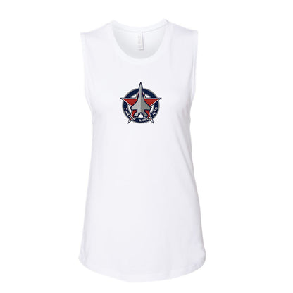 Canton-Akron Jets Logo Women's Muscle Tank
