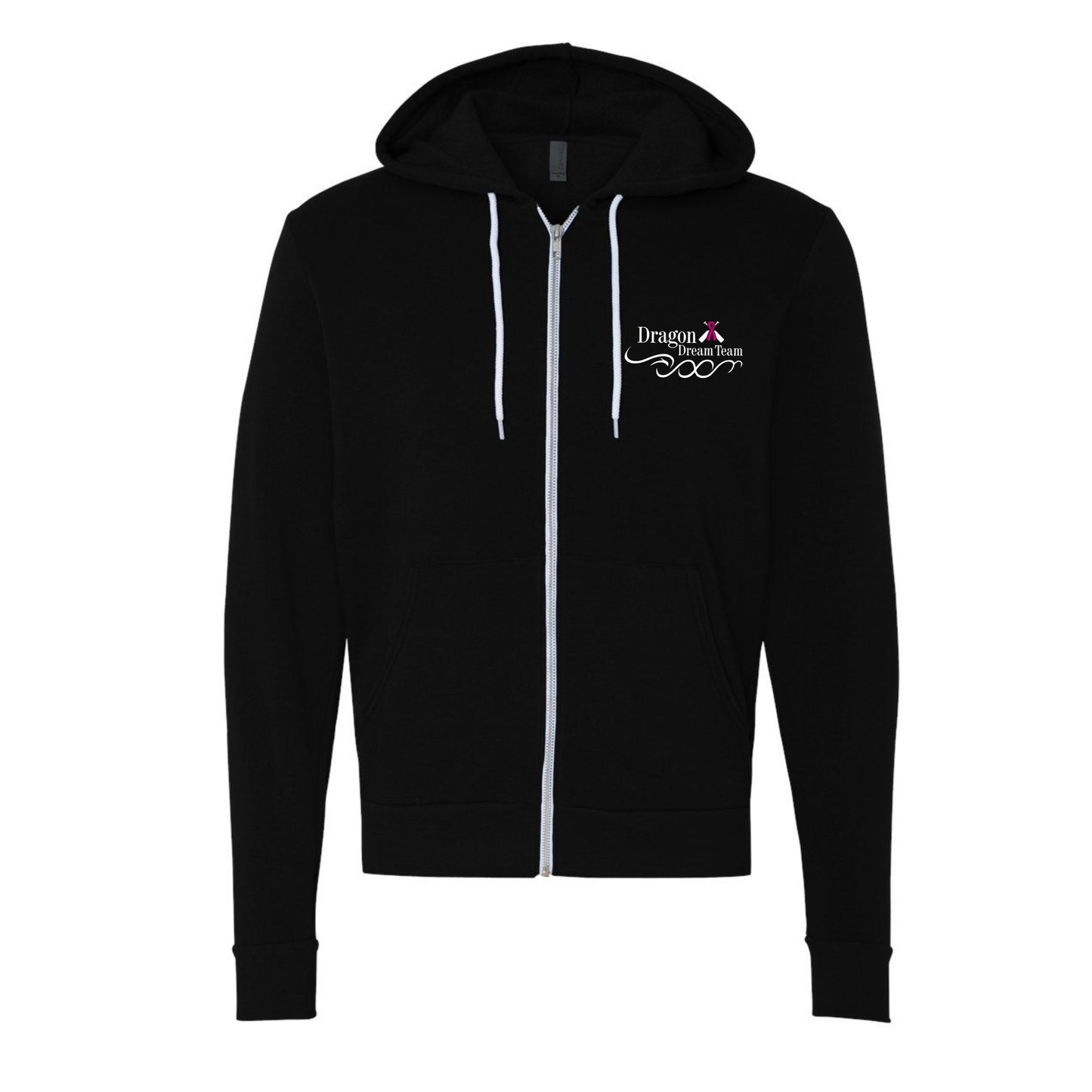 Dragon Dream Team - Premium Fleece Zip Front Hoodie